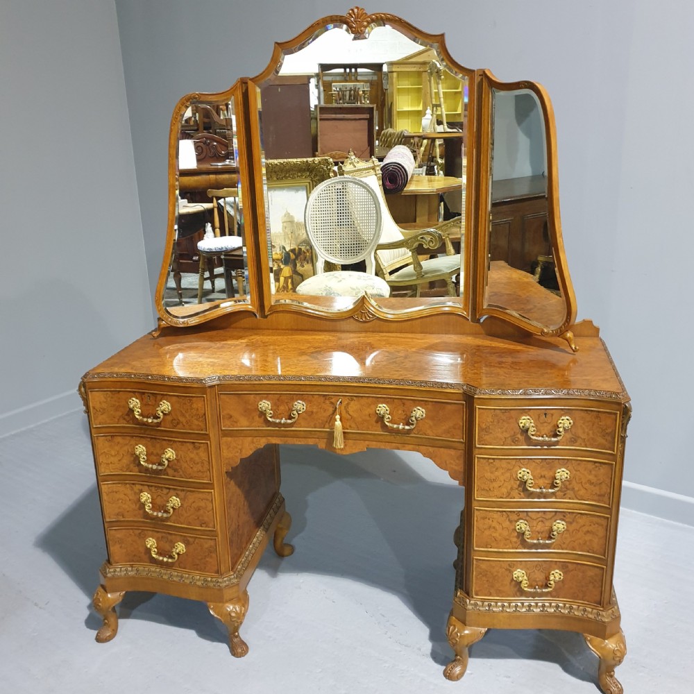Beautiful Burr Walnut Dressing Table View II