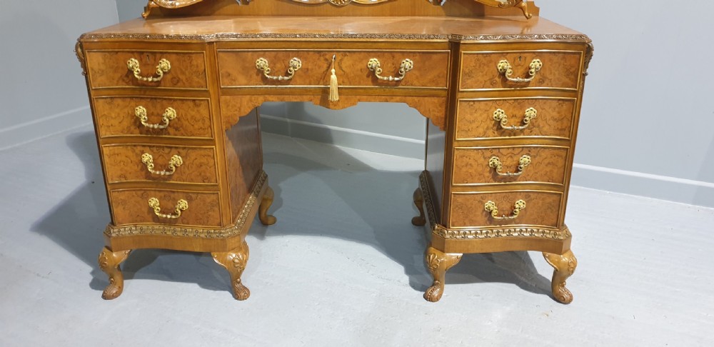 Beautiful Burr Walnut Dressing Table View VIII
