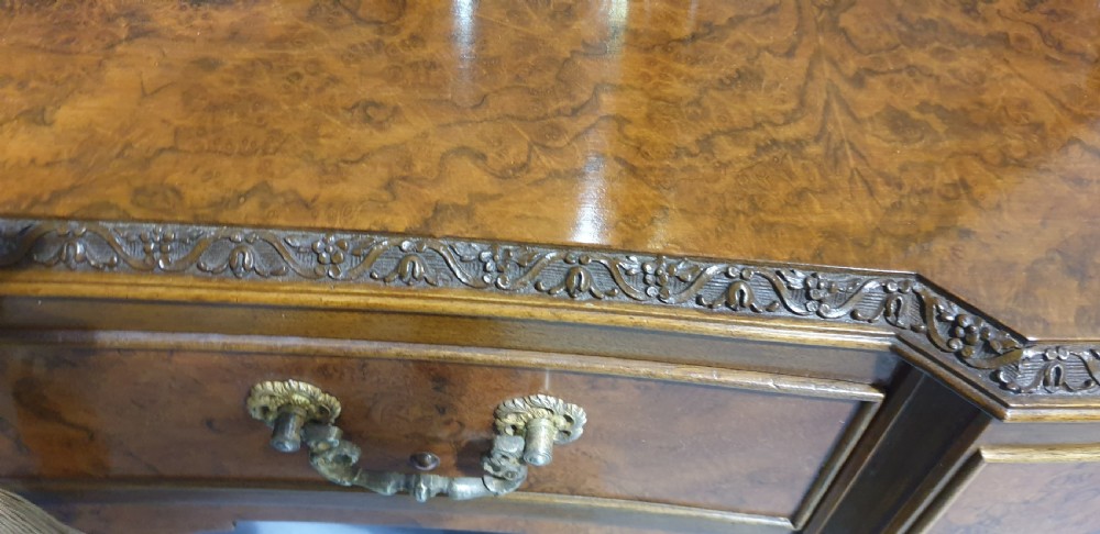Beautiful Burr Walnut Dressing Table View XI