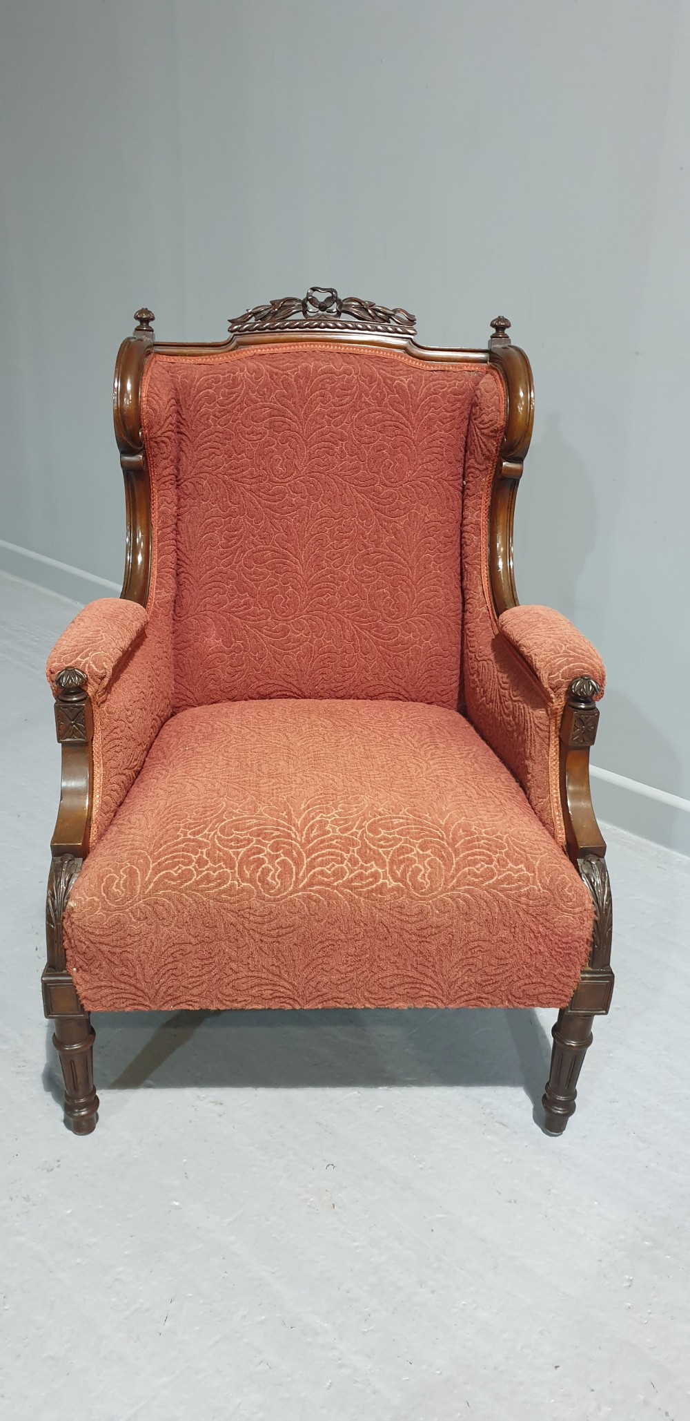 Super Mahogany Wing Library Chair View II