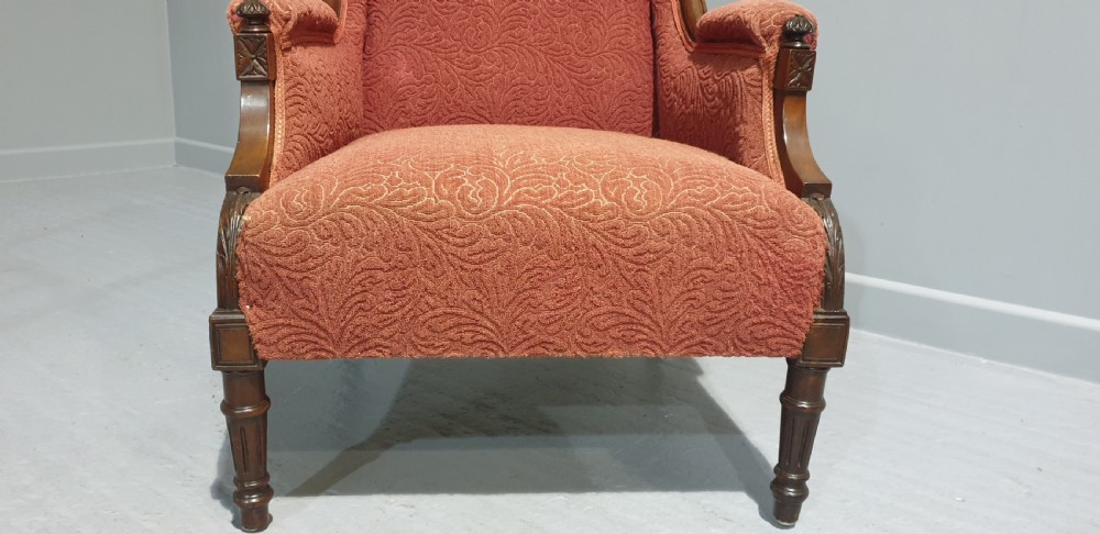 Super Mahogany Wing Library Chair View III