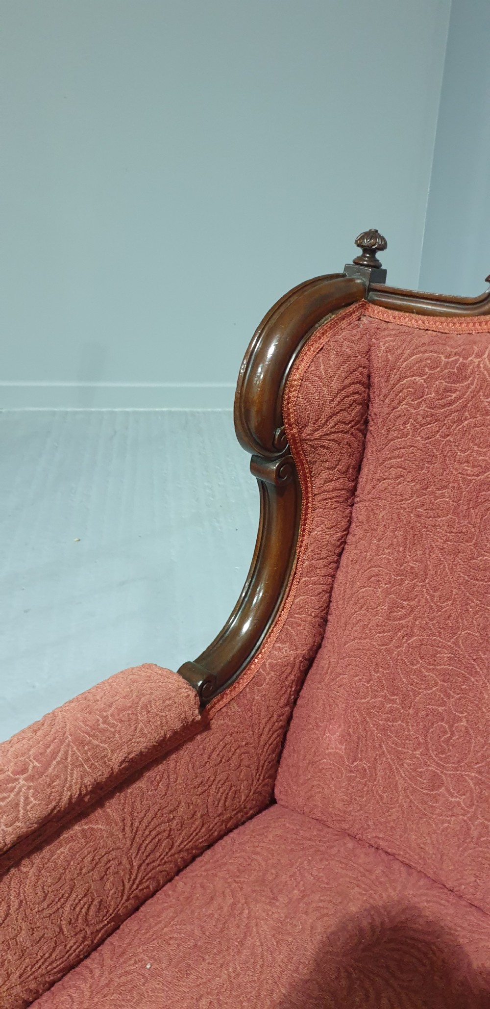 Super Mahogany Wing Library Chair View V