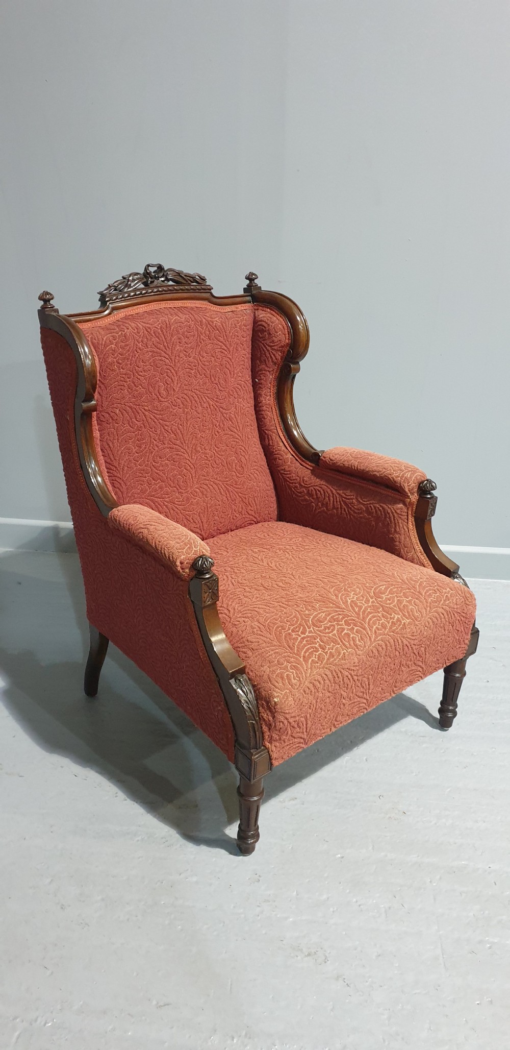 Super Mahogany Wing Library Chair View VII