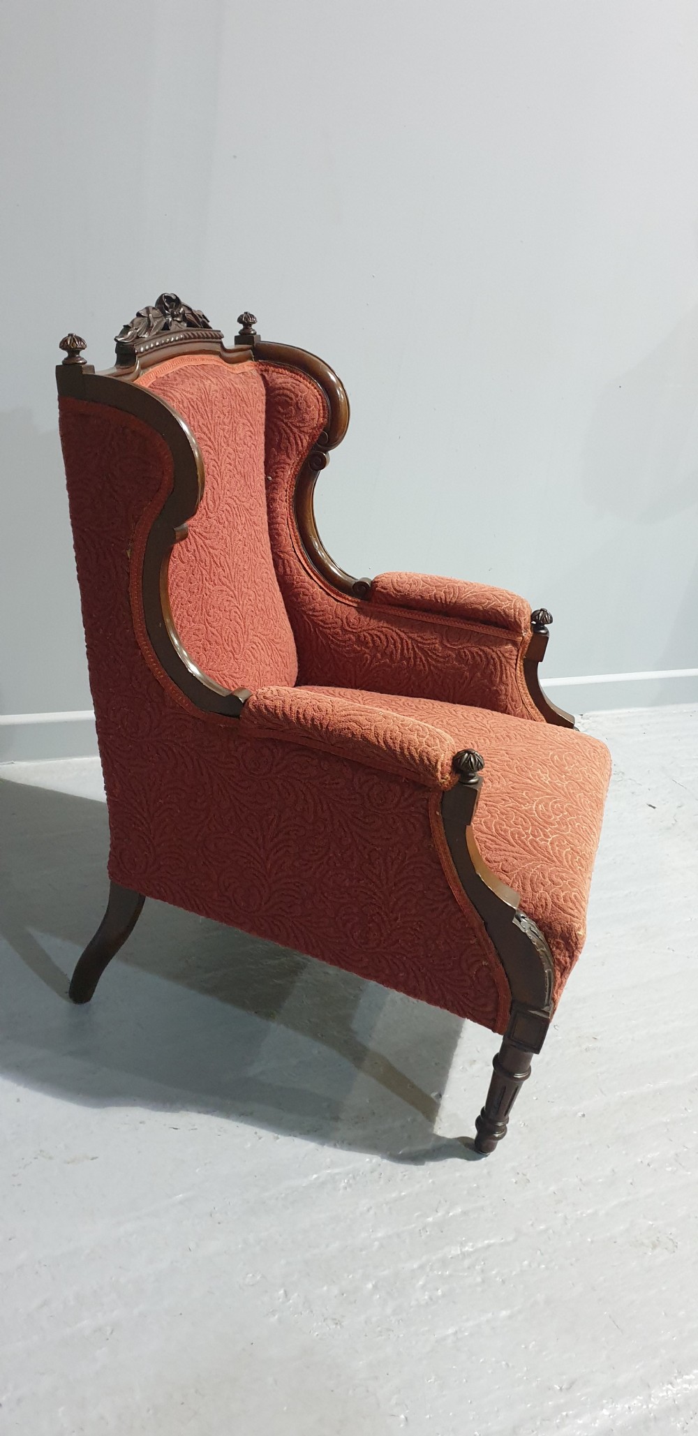 Super Mahogany Wing Library Chair View VIII