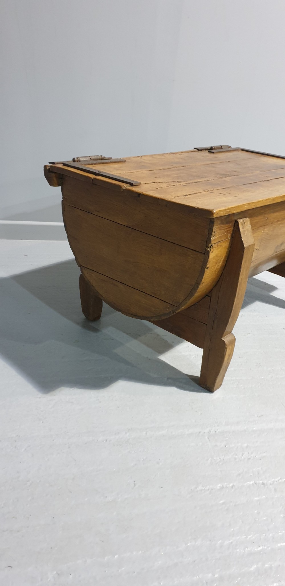 OUTSTANDING FRENCH ELM DOUGH BIN TRUNK View II
