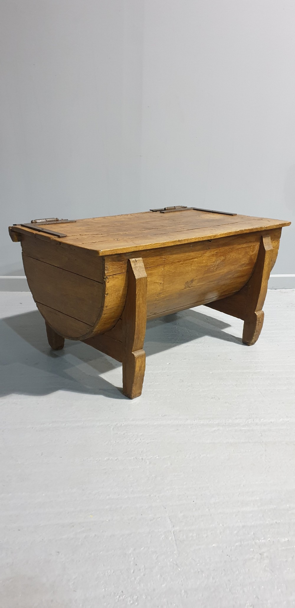 OUTSTANDING FRENCH ELM DOUGH BIN TRUNK View III