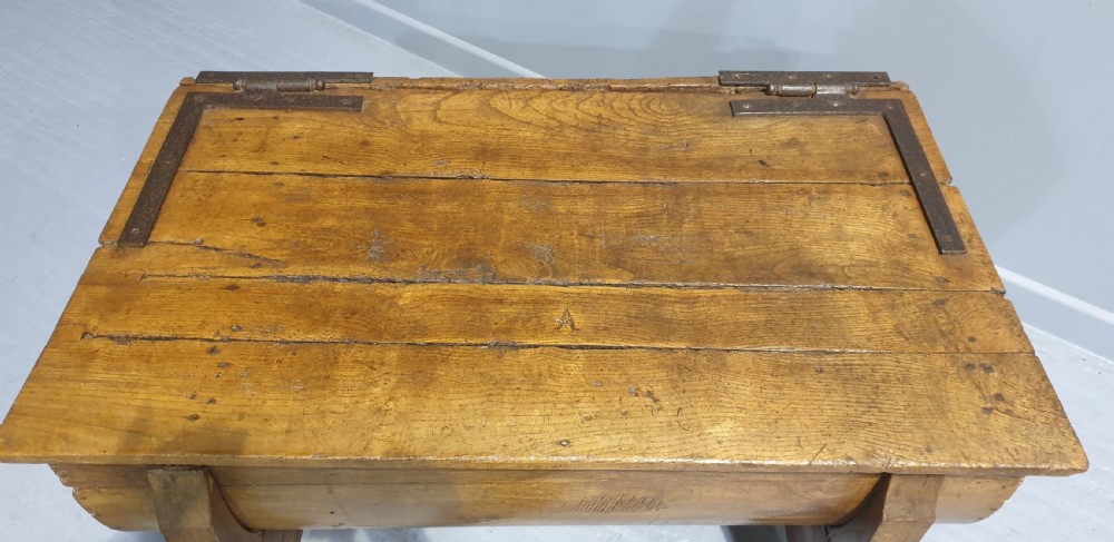 OUTSTANDING FRENCH ELM DOUGH BIN TRUNK View IV