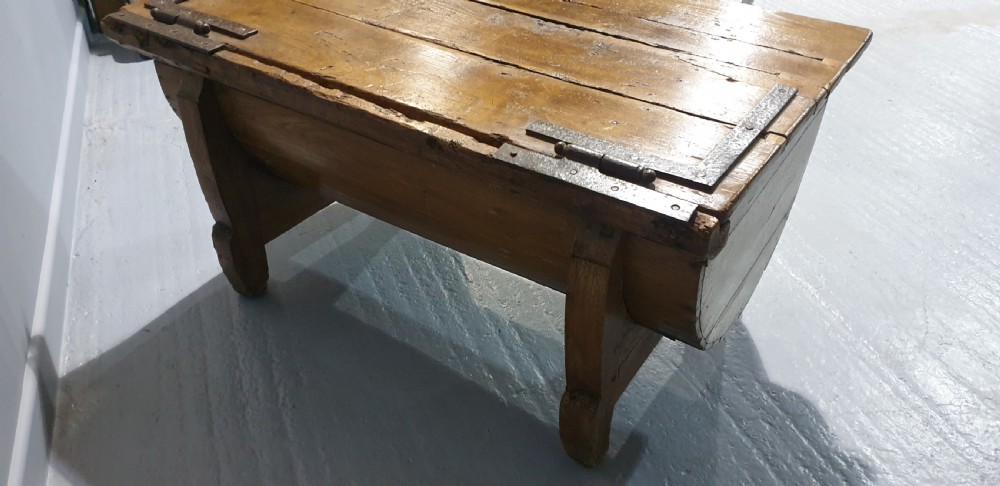 OUTSTANDING FRENCH ELM DOUGH BIN TRUNK View VI