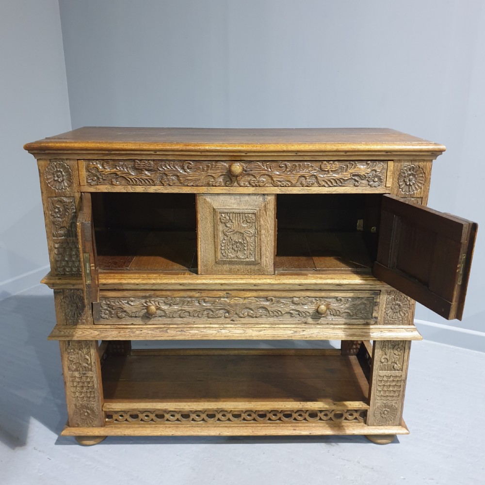 Super Bleached Oak Sideboard Cabinet View II