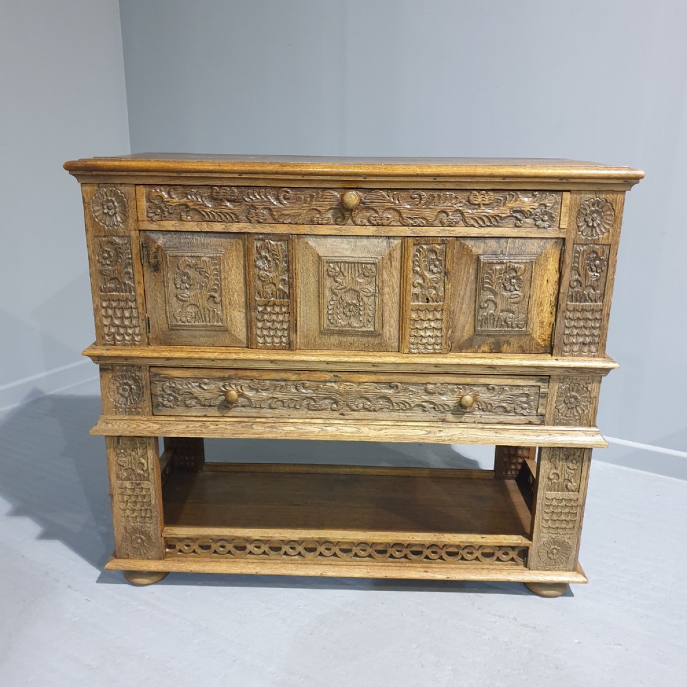 Super Bleached Oak Sideboard Cabinet