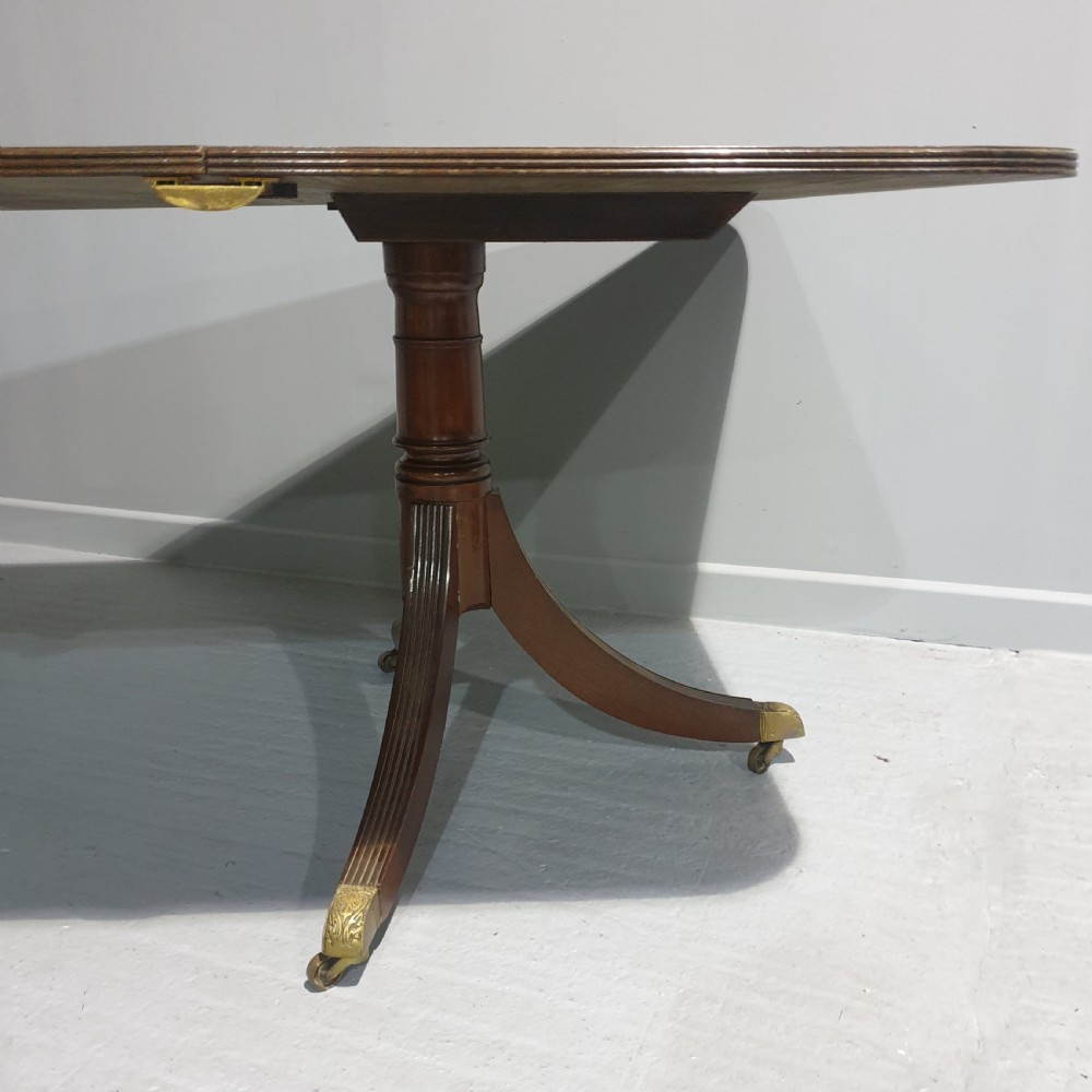Very Good Mahogany Double Pedestal Dining Table View II