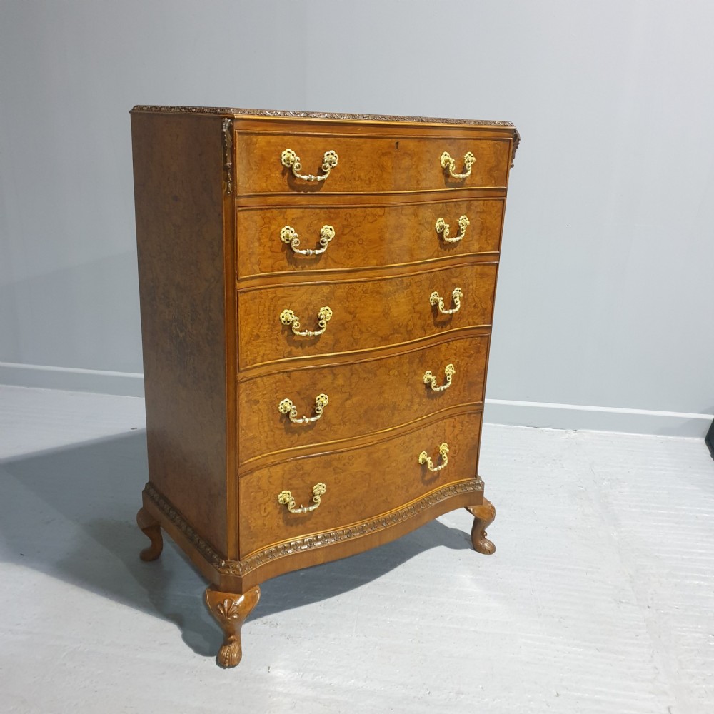 Top Quality Burr Walnut Chest of Drawers View II