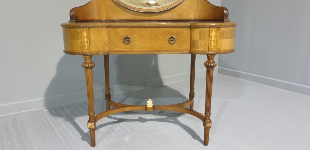 Edwardian Mahogany Inlaid Dressing Table View III