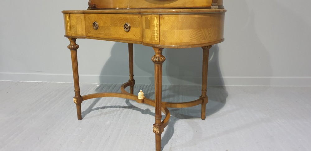 Edwardian Mahogany Inlaid Dressing Table View VIII