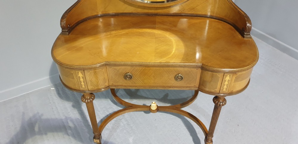 Edwardian Mahogany Inlaid Dressing Table View XIII