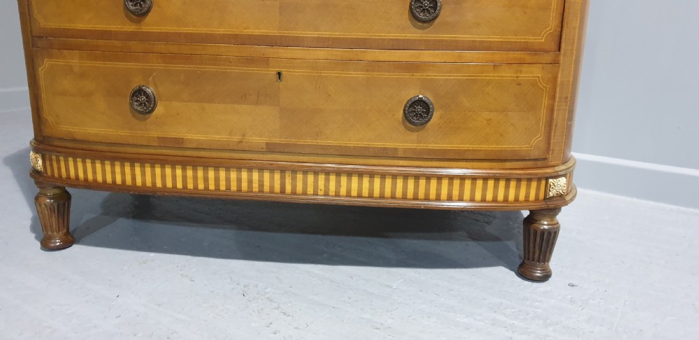 Very Good Inlaid Mahogany Chest of Drawers View V