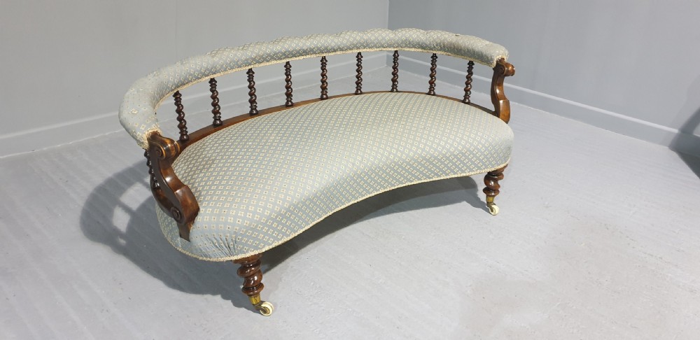 Fine Regency Mahogany Two Seat Window Sofa View II