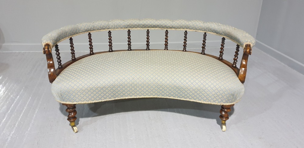 Fine Regency Mahogany Two Seat Window Sofa View III