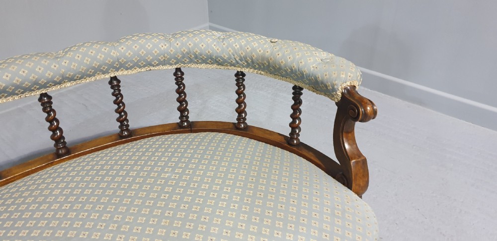 Fine Regency Mahogany Two Seat Window Sofa View IV
