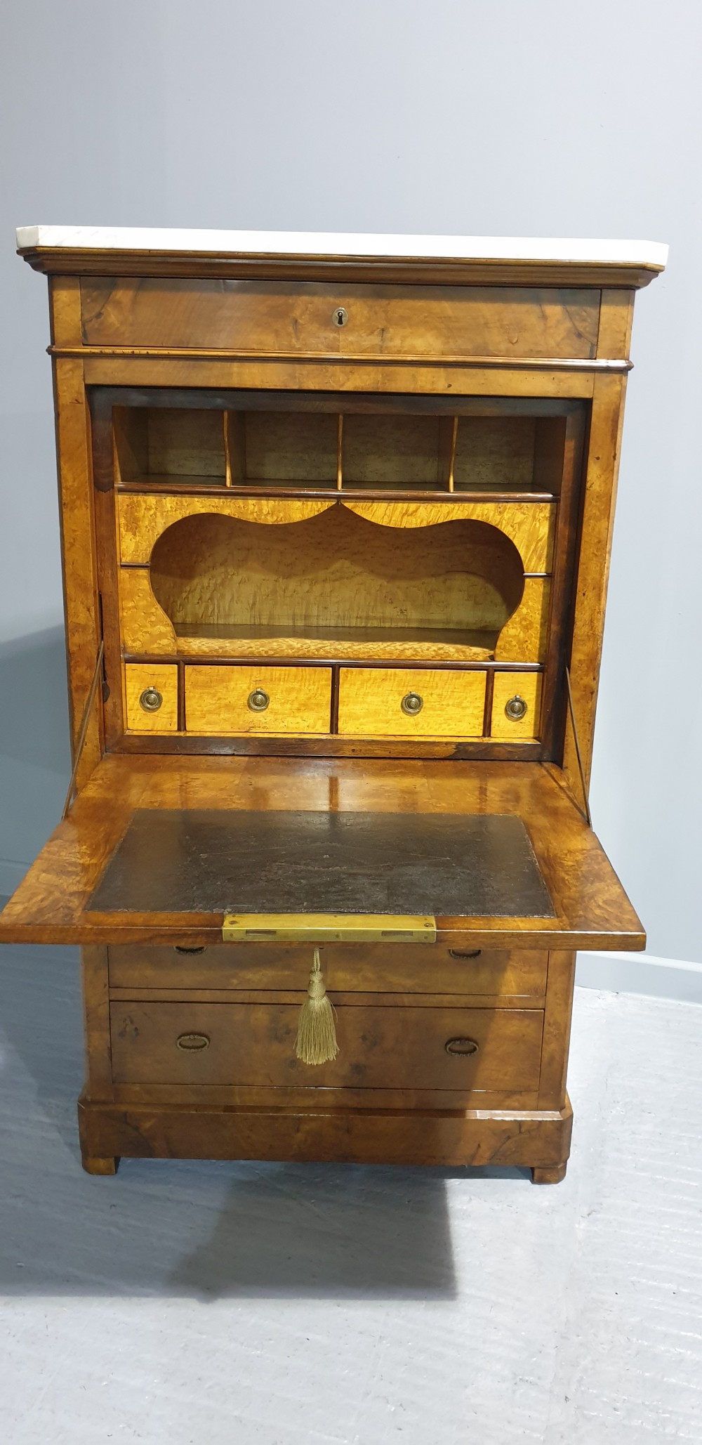 Super French Burr Walnut Escritoire View III