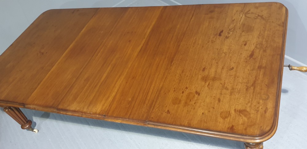 William 4th Mahogany Extending Dining Table View VII