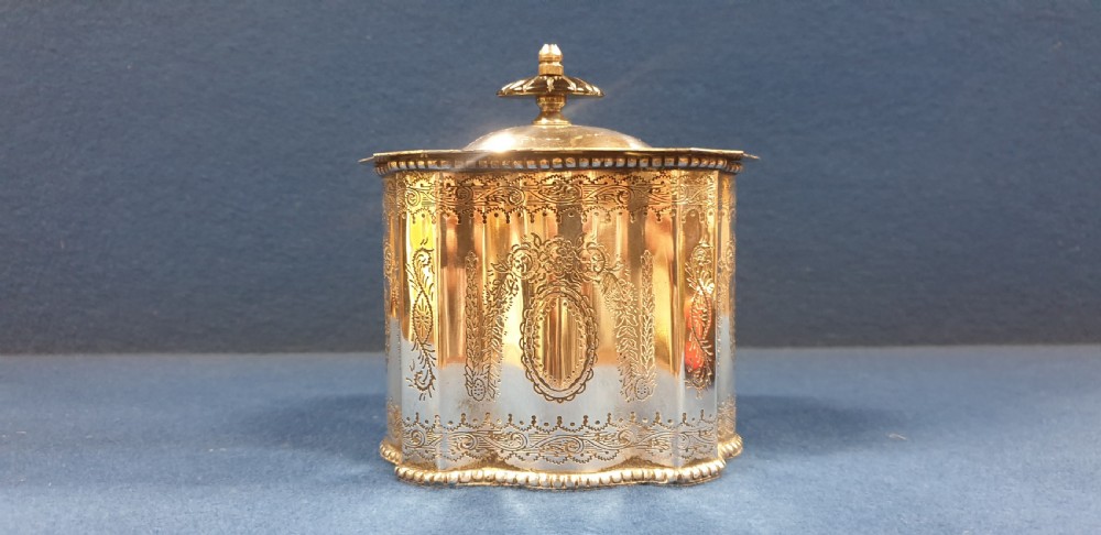 Silver Plate Tea Caddie View III