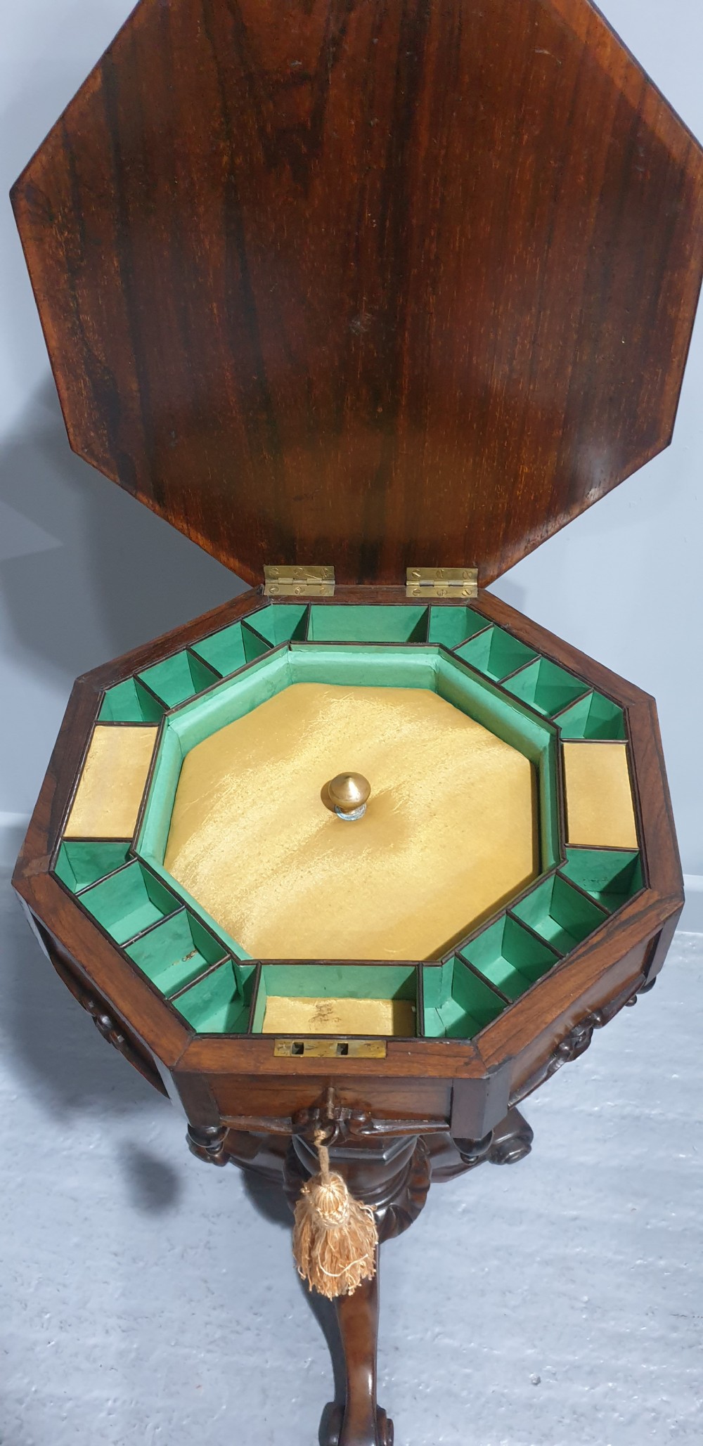 Top Quality Rosewood Sewing Workbox View IV