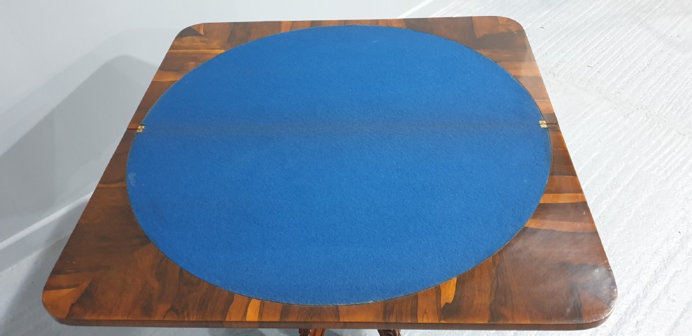 Top Quality Rosewood Card Table View IX