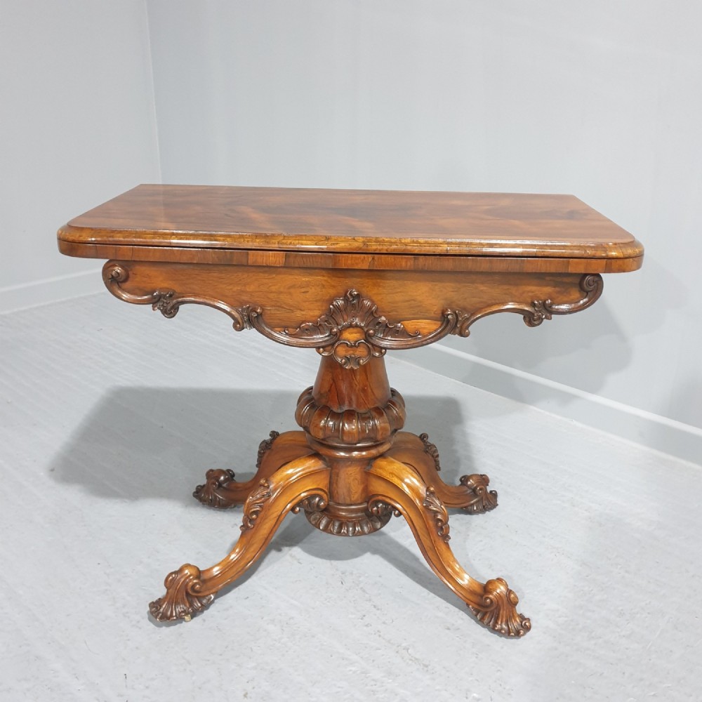 Top Quality Rosewood Card Table