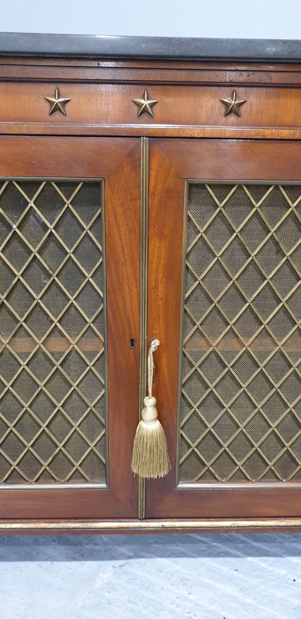 Superb Pair Regency Mahogany Cabinets View VII