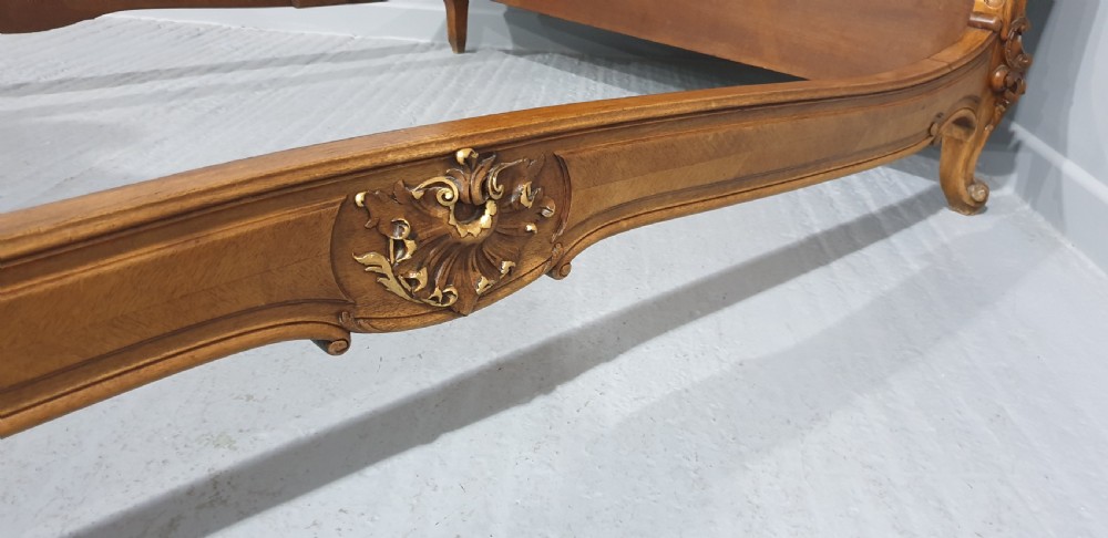 French Walnut and Parcel Gilt Bed View V