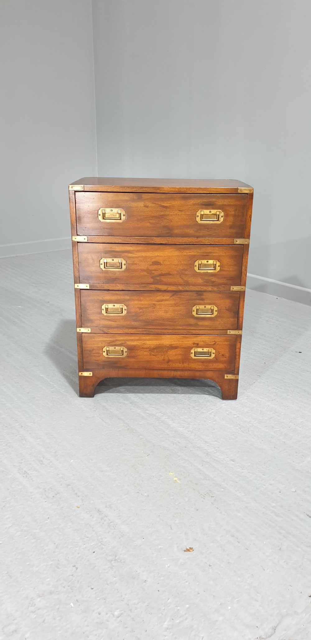 Mahogany Campaign Chest of Drawers