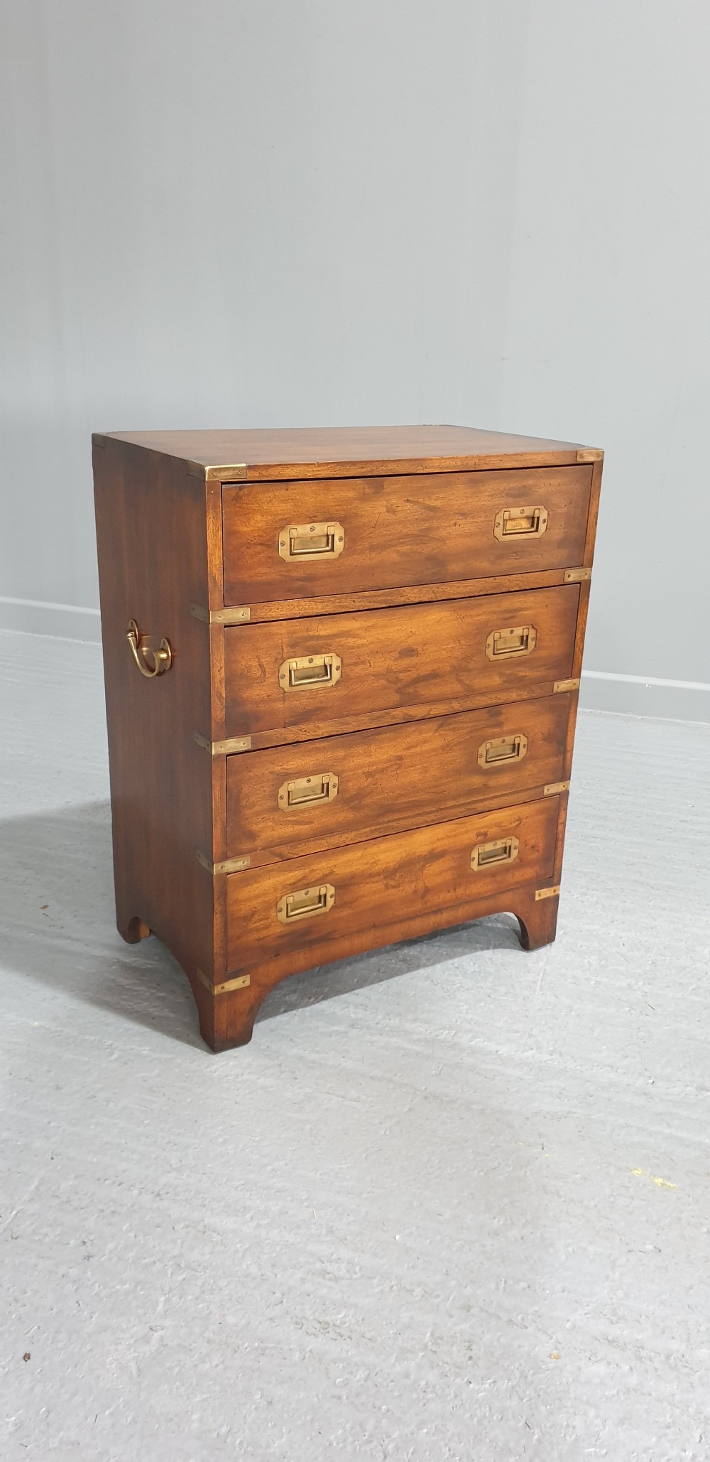 Mahogany Campaign Chest of Drawers View III