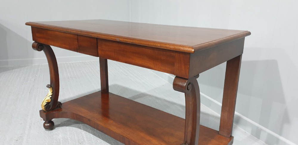 Very Nice Mahogany Console Table View VI