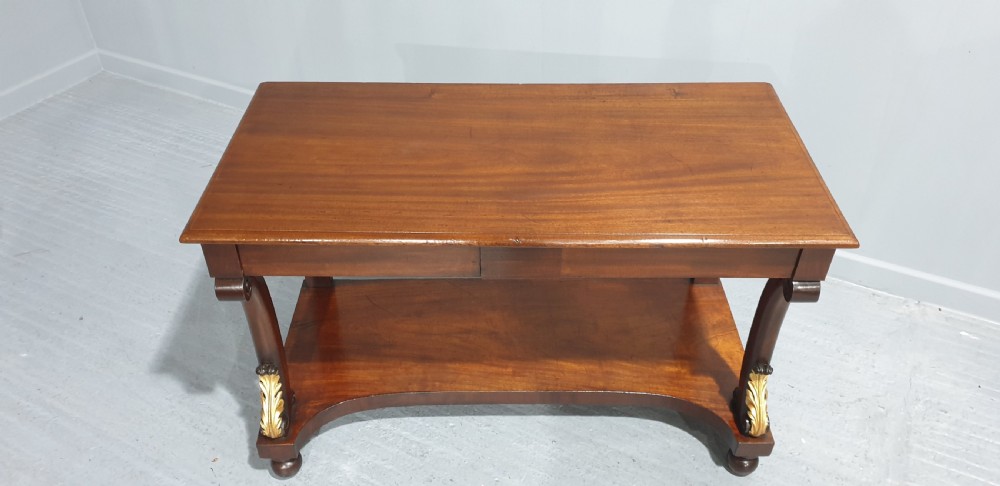Very Nice Mahogany Console Table View IX