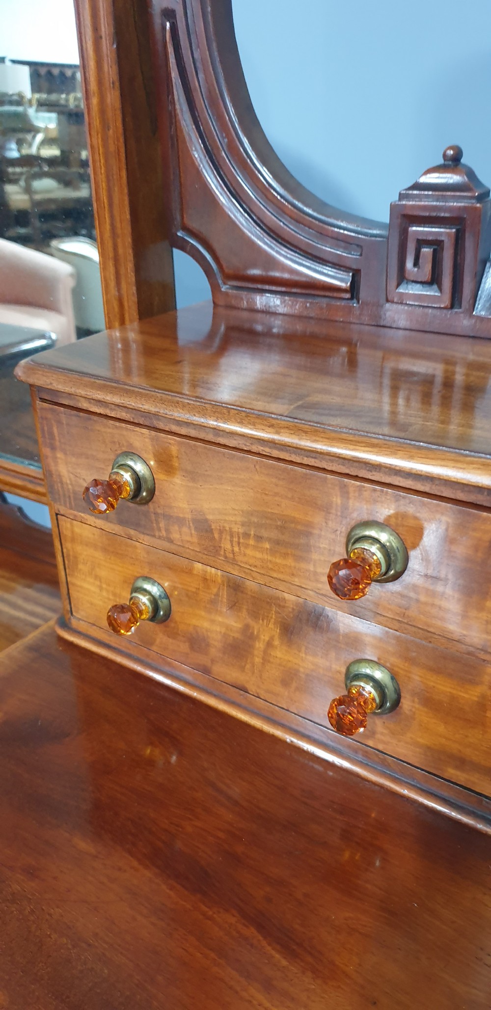Outstanding Mahogany Dressing Table View XI