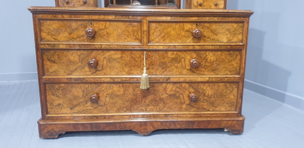 Outstanding Burr Walnut Dressing Table View IV