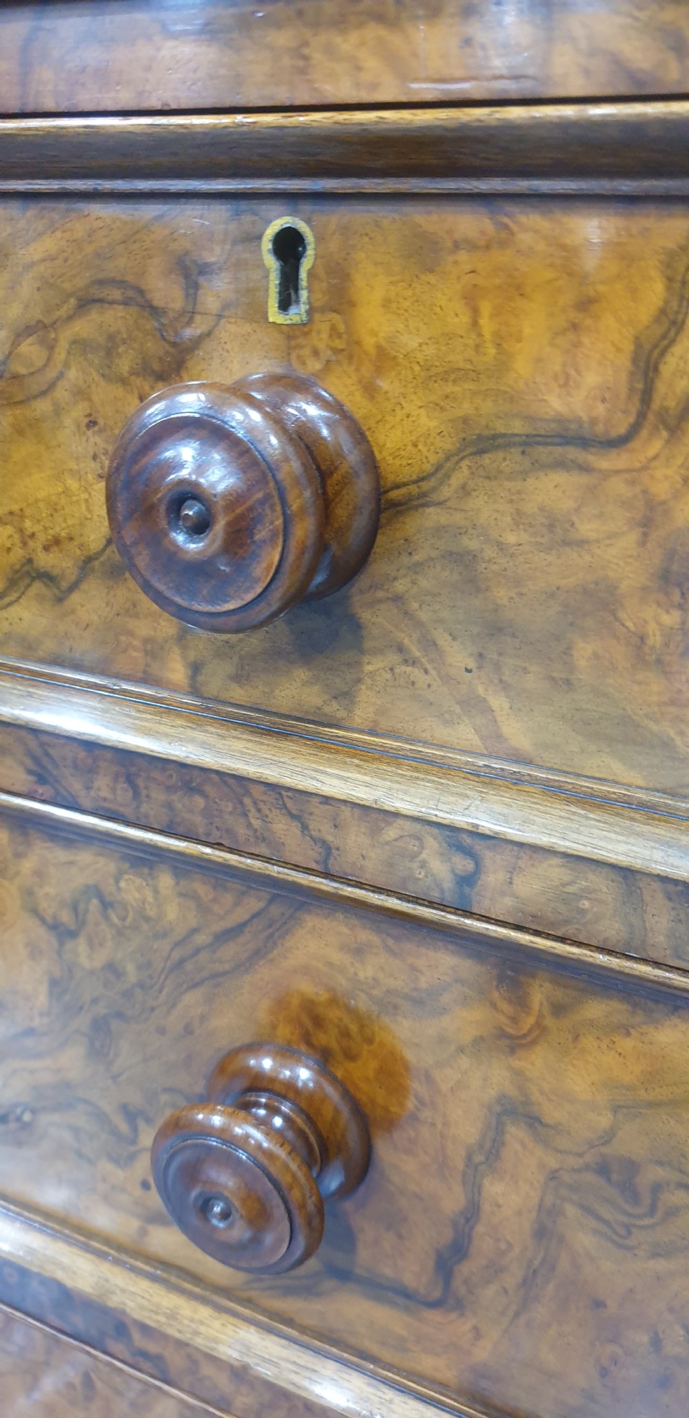 Outstanding Burr Walnut Dressing Table View VI