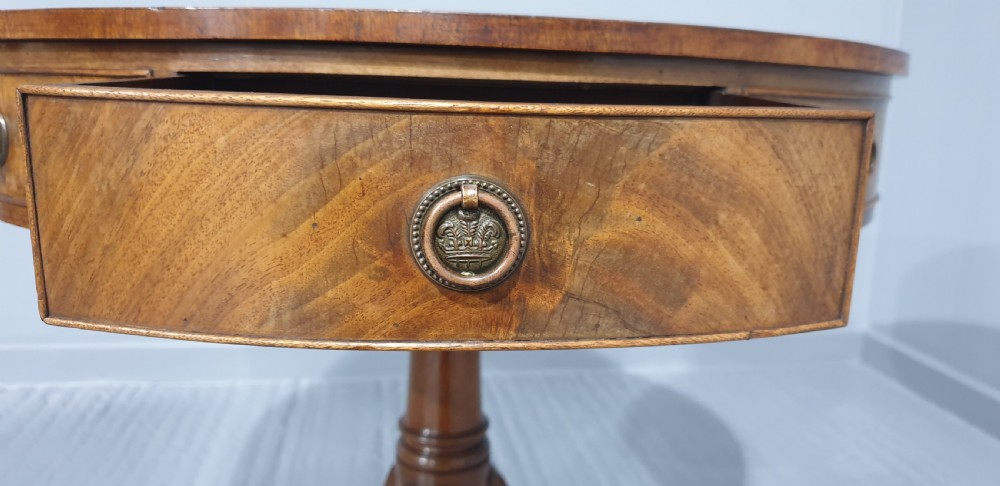 Excellent Mahogany Drum Table View IV