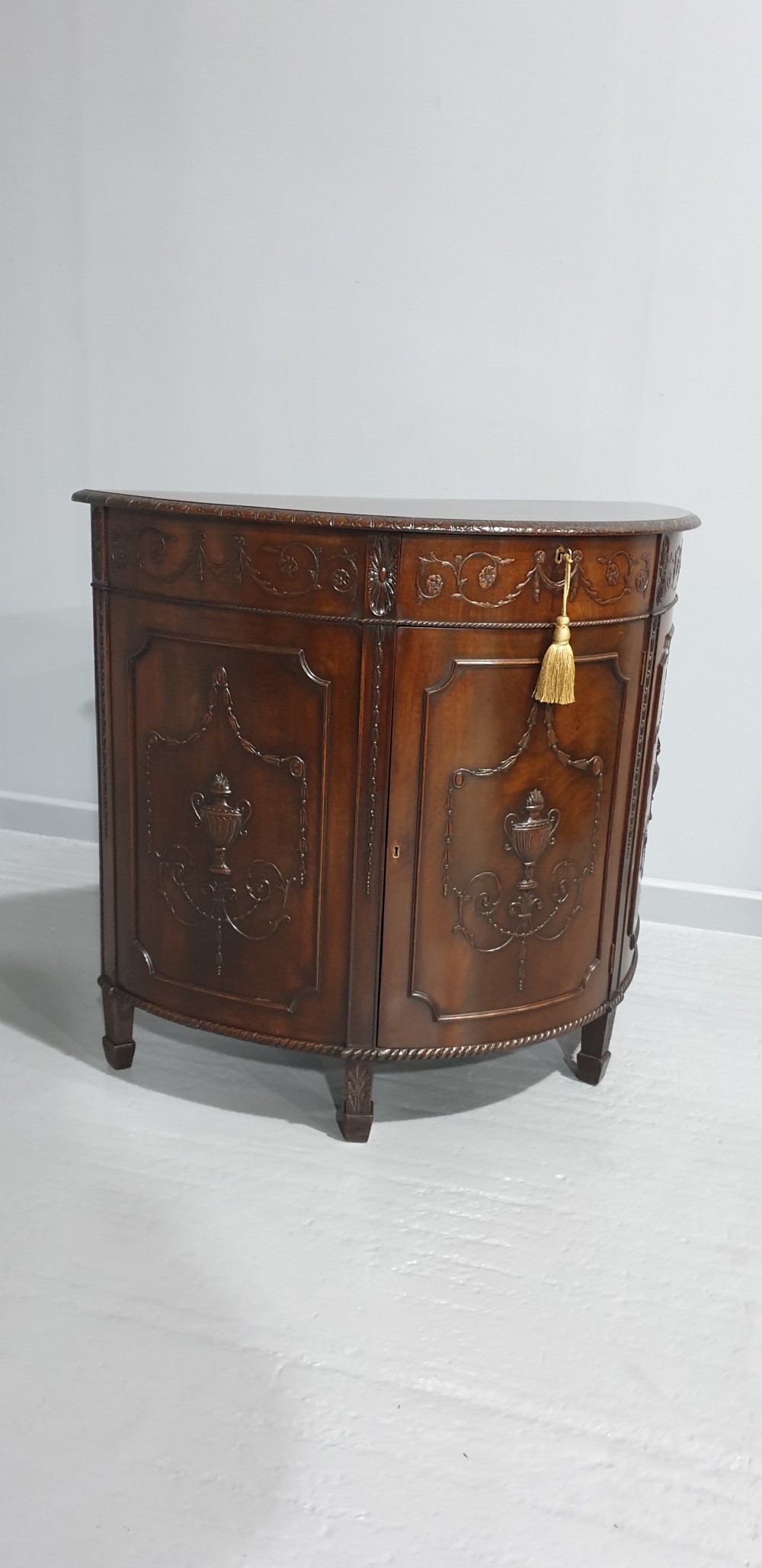 Adam Demi Loon Mahogany Sideboard View XIV