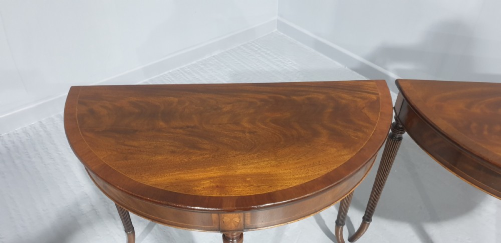 Good Pair Mahogany Console Tables View III
