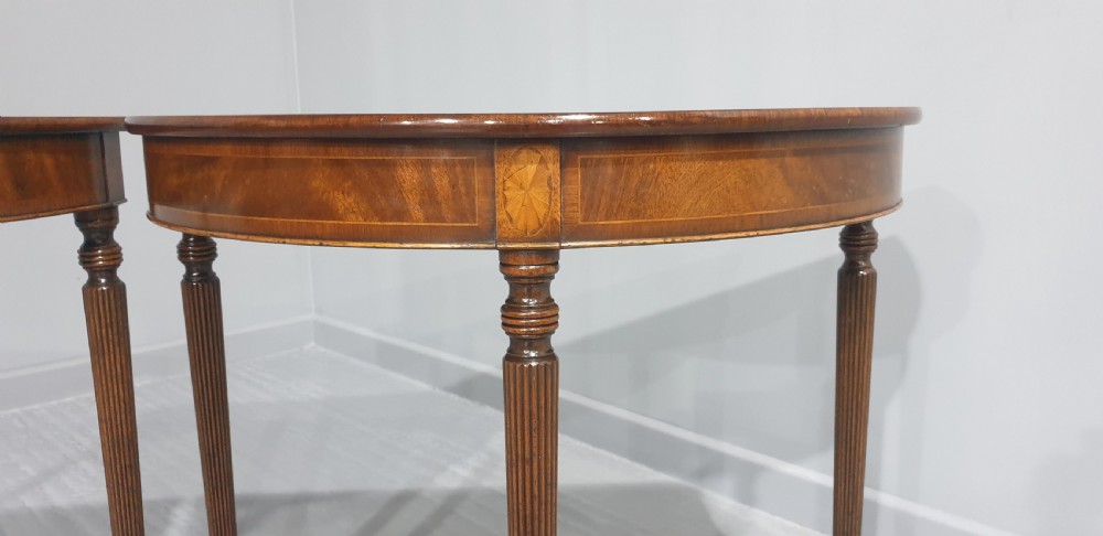 Good Pair Mahogany Console Tables View VII