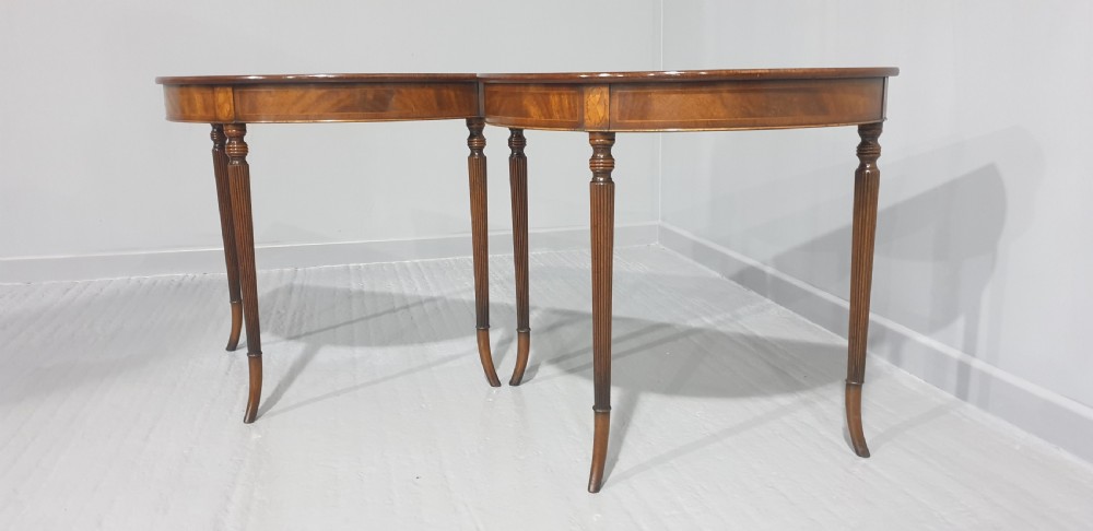 Good Pair Mahogany Console Tables View IX