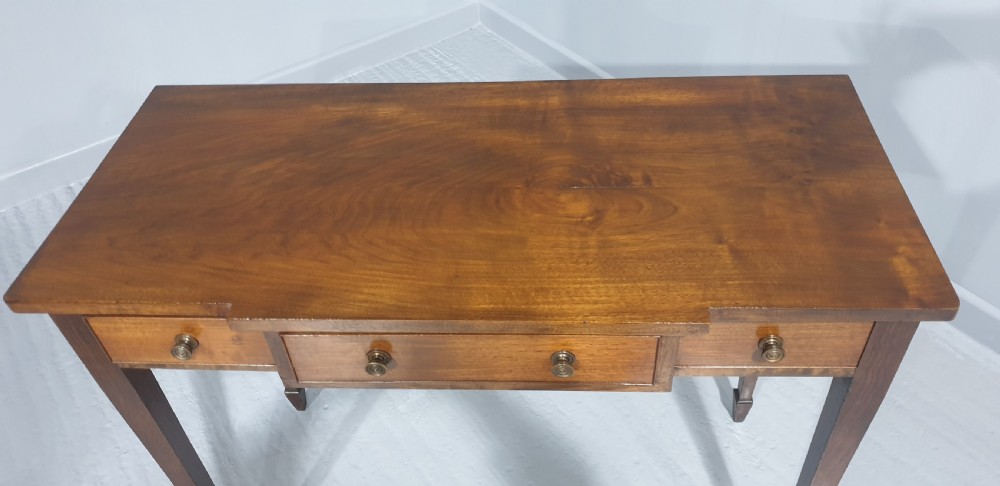 Edwardian Mahogany Breakfront Side Table View II
