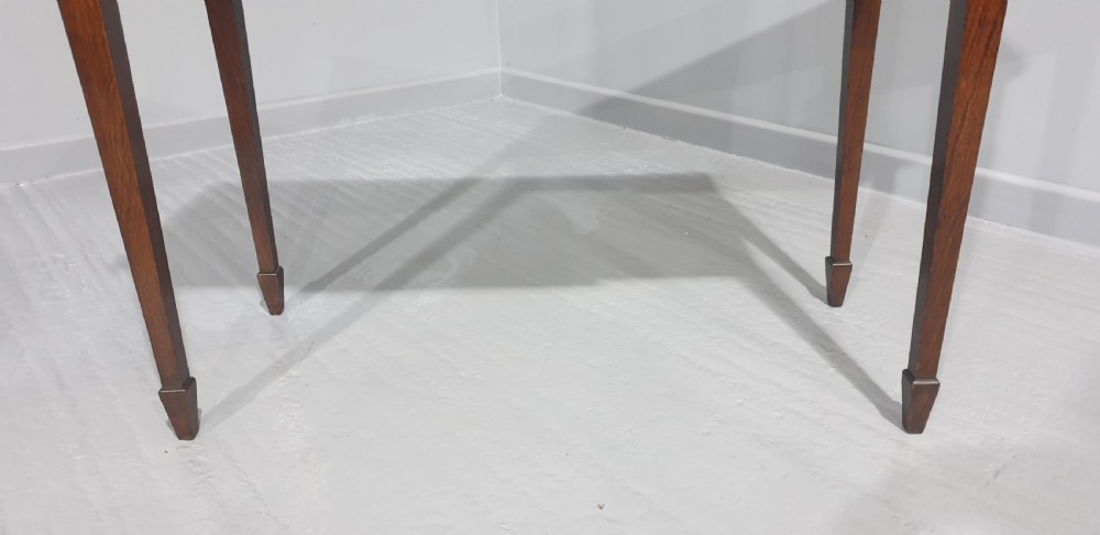 Edwardian Mahogany Breakfront Side Table View IV