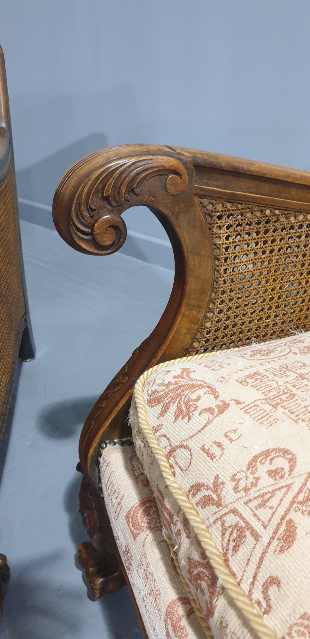 Superb Pair Bergere Conservatory Armchairs  View VI