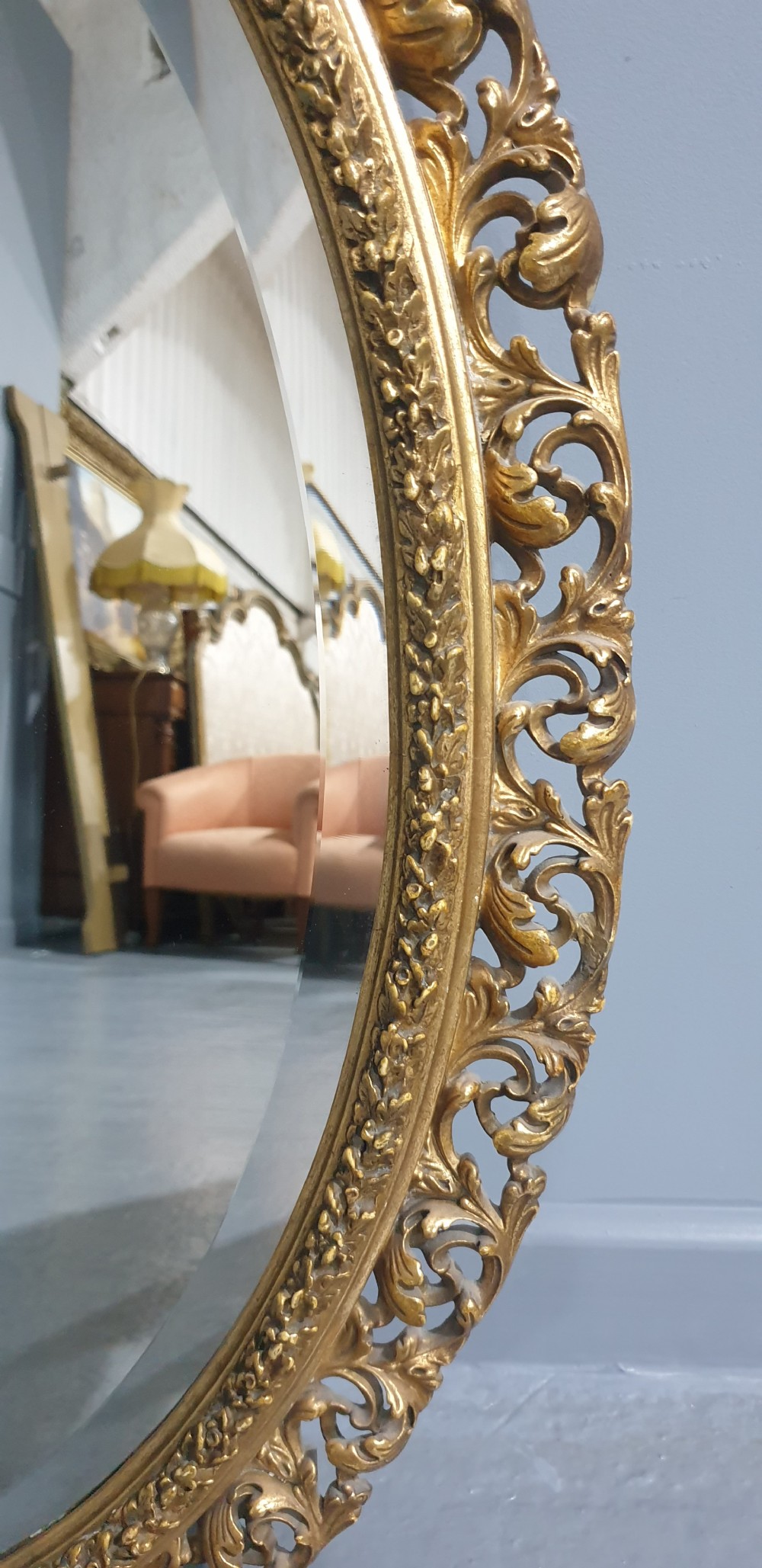 Superb Victorian Gilt Mirror View II