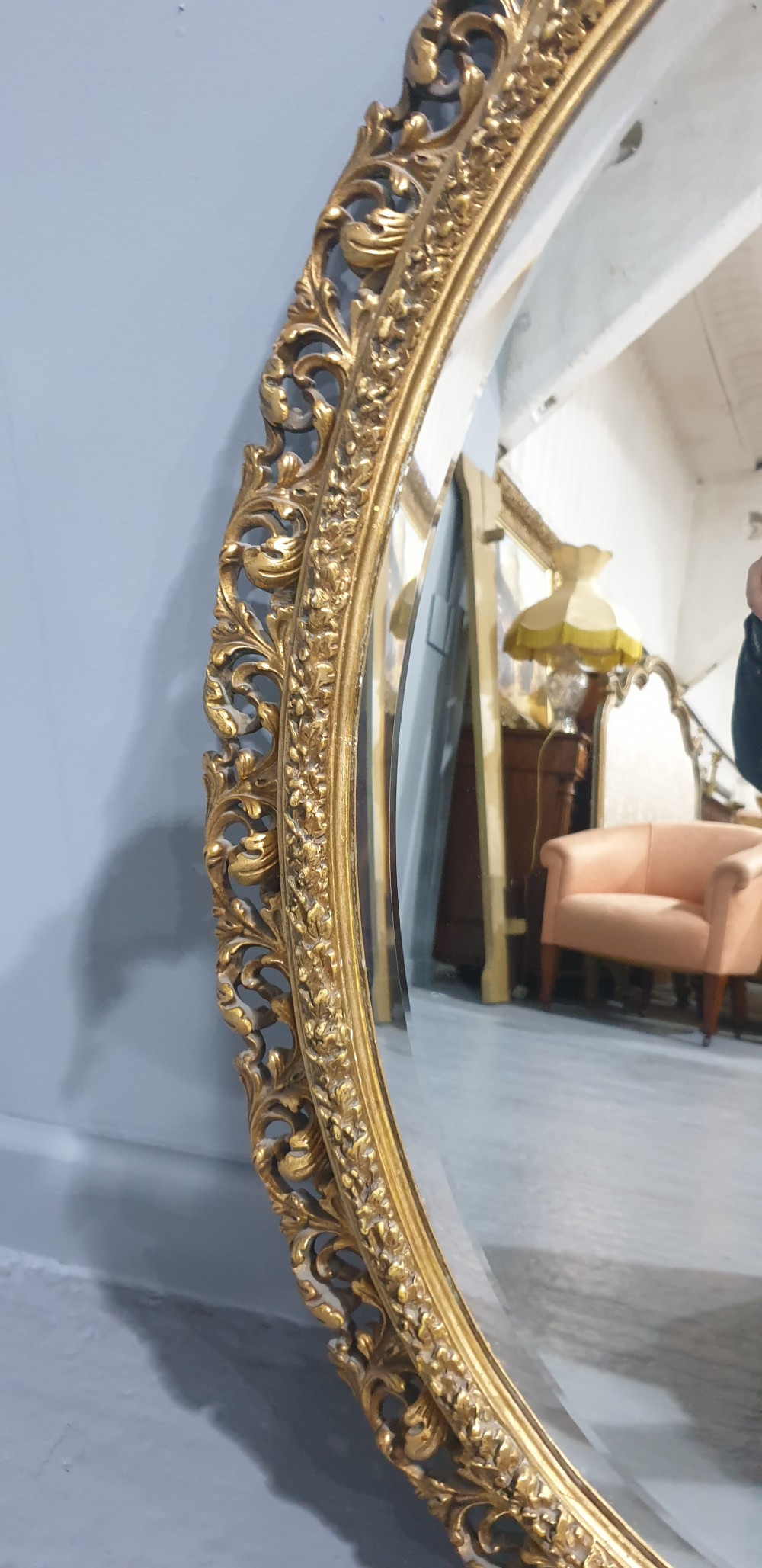 Superb Victorian Gilt Mirror View III