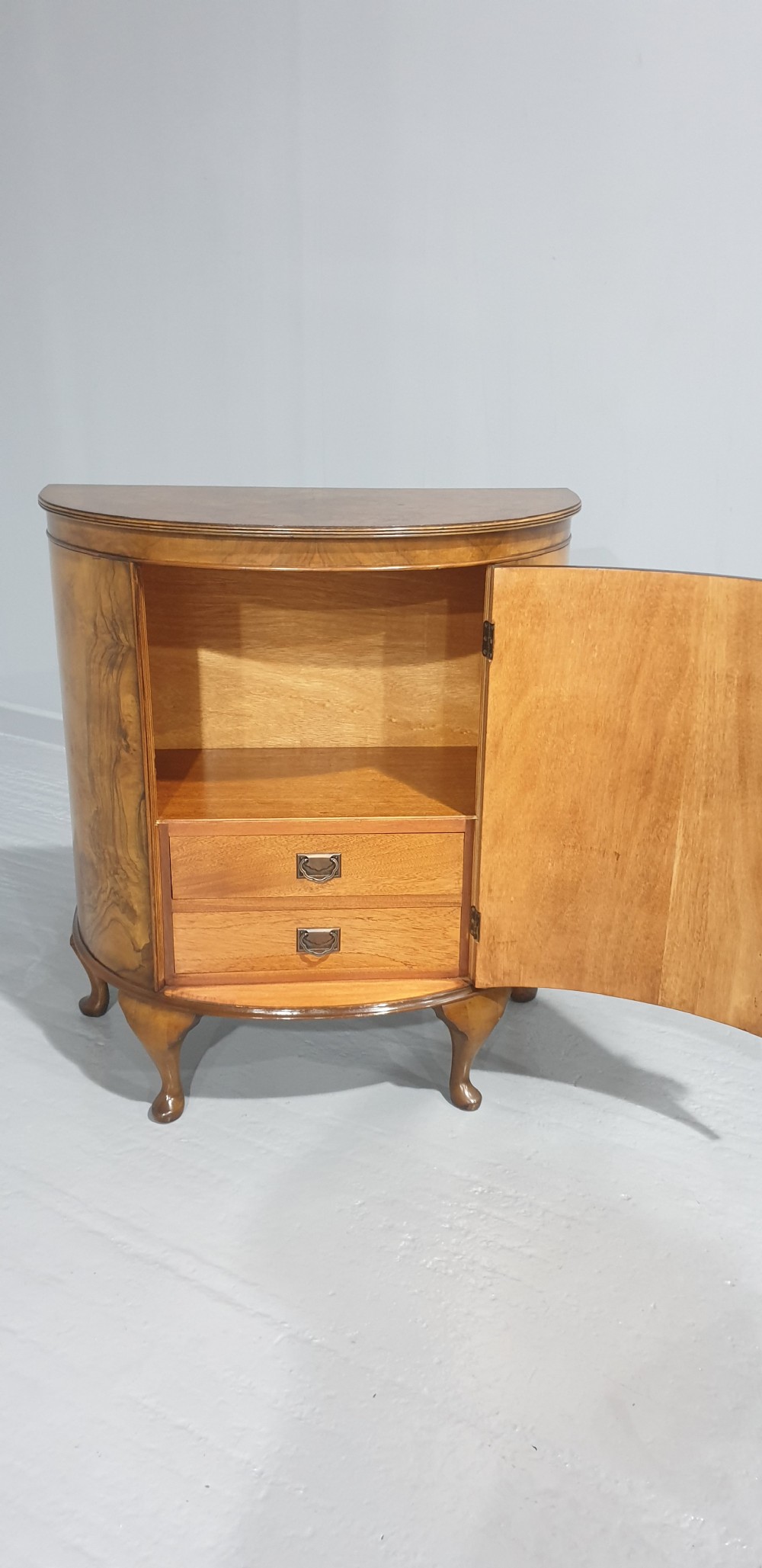 Excellent Demi Loon Walnut Cabinet View VI