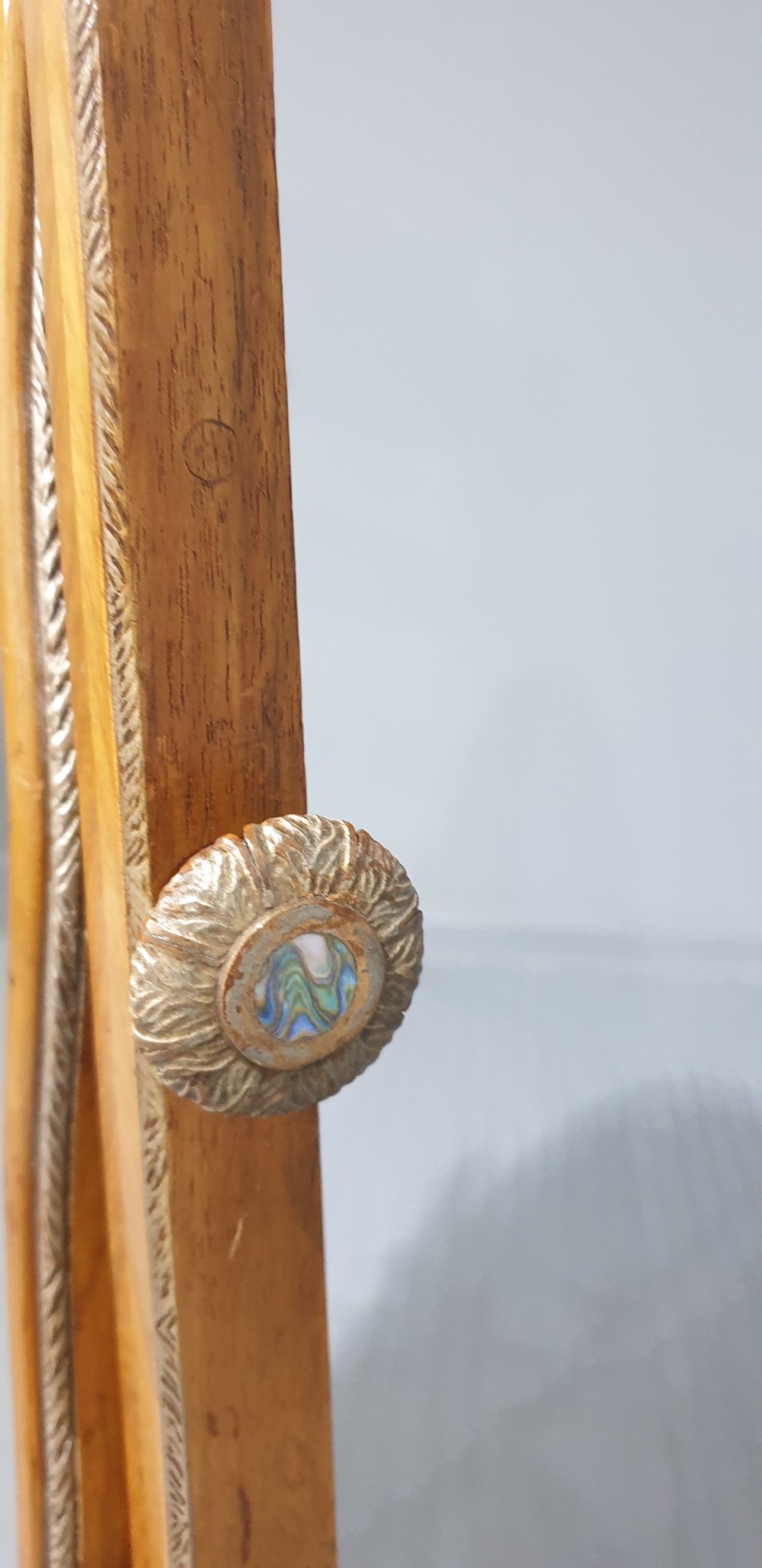Superb Walnut Cheval Mirror View V